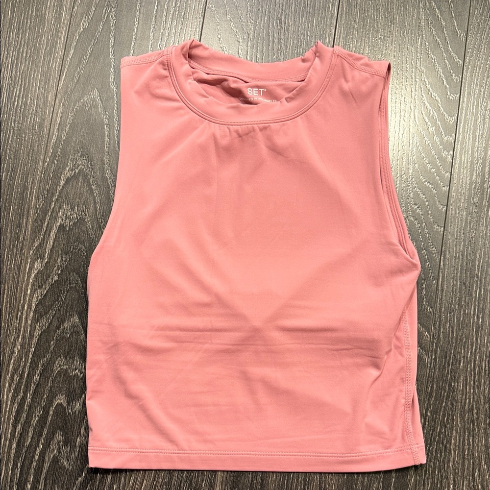 SET Active Pink Tank Top